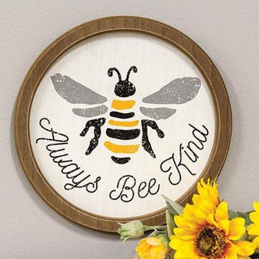 Always Bee Kind Circle Frame - The Fox Decor
